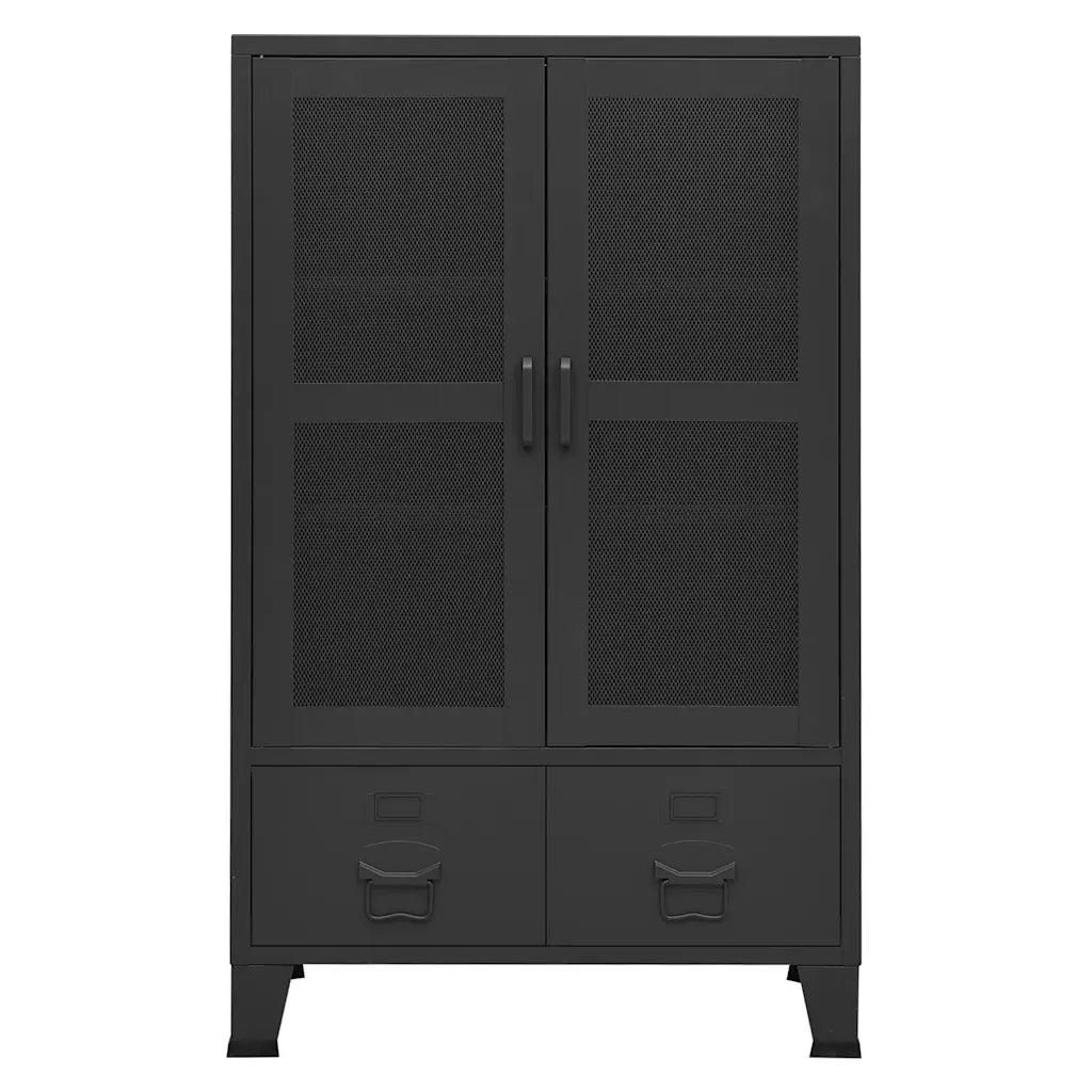 Armadio Classificatore Industriale Nero 70x40x115 cm in Metallo CFW5147880