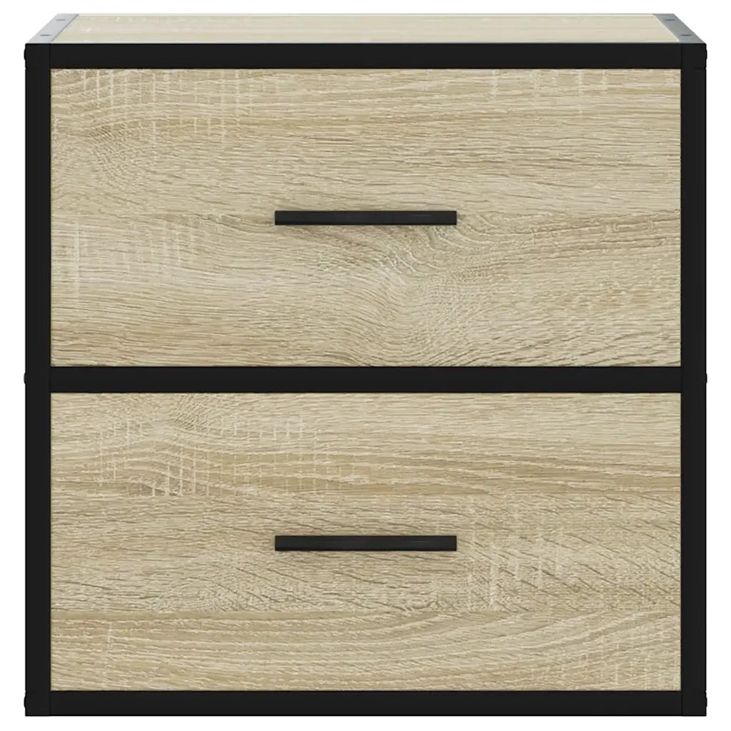 Comodino a Muro Rovere Sonoma 40x31x39,5 cm