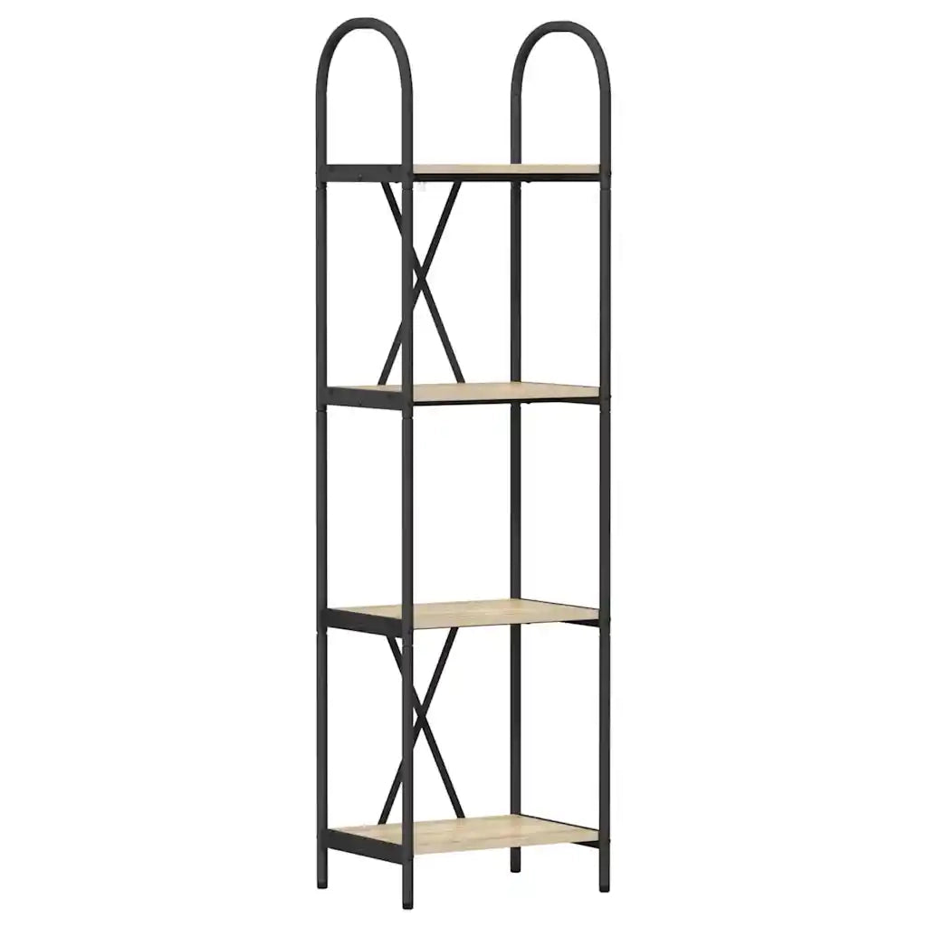 Libreria-Scaffale per Libri-Mobile di Stoccaggio Rovere Sonoma 40 x 30 x 146 cm Legno multistrato 102305