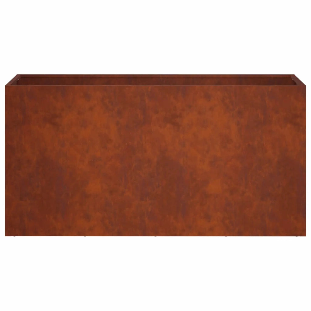 Vaso da giardino Ruggine 100 x 30 x 40 cm Acciaio Corten 8005622