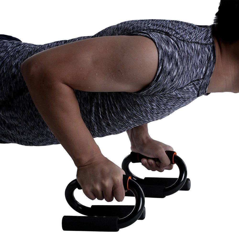 Trade Shop - Maniglie Push Up Per Flessioni Pettorali Spalle Palestra Fitness Stand Bar -