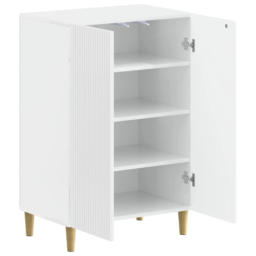 Mobile per scarpe ARNHEM 59,5 x 39,5 x 90 cm Bianco Lucido 896649