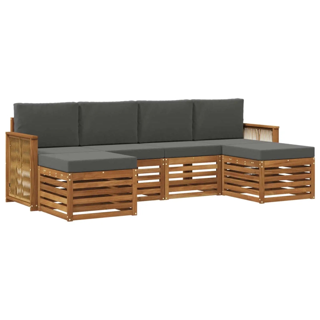 Set di divani da esterno 5 pz 3384688