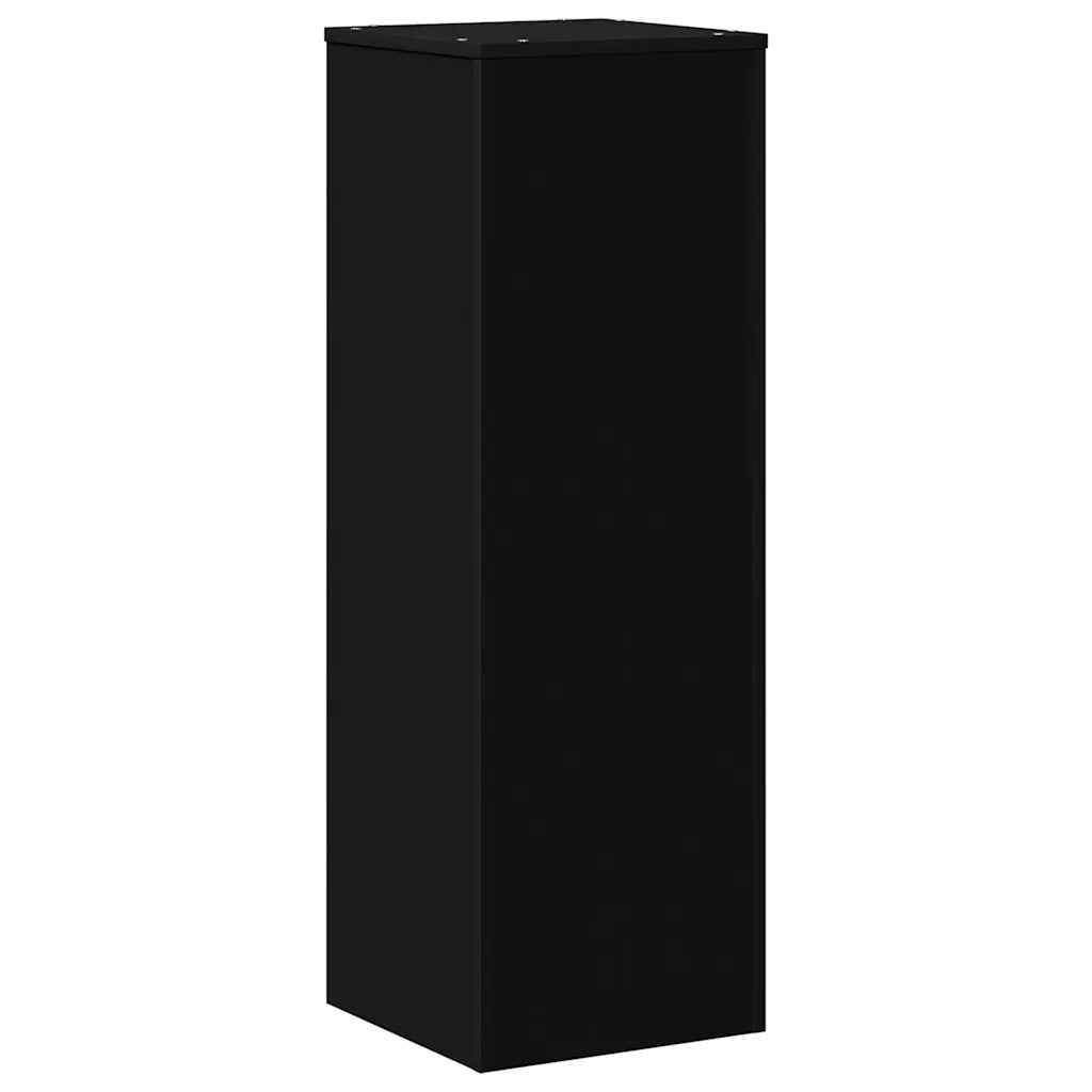 Supporto per Piante Nero 33x33x100 cm in Truciolare 852952