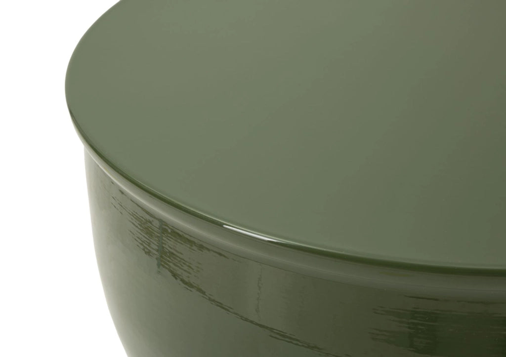 Tavolinetto Yao Verde Ø31x46 cm in Metallo Verde