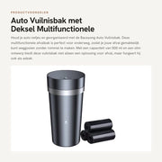Autovuilnisbak multifunzionale con coperchio - 500 ml Capacità - 3 Sacchi di rifiuti - Materiale ABS duraturo - Progettazione rimovibile - Autovaschetta
