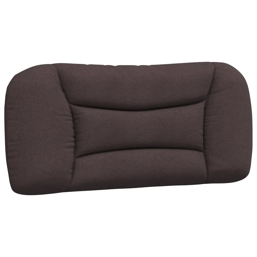Cuscino Testiera Hvar Marrone Scuro 90 cm in Tessuto CFW4274512