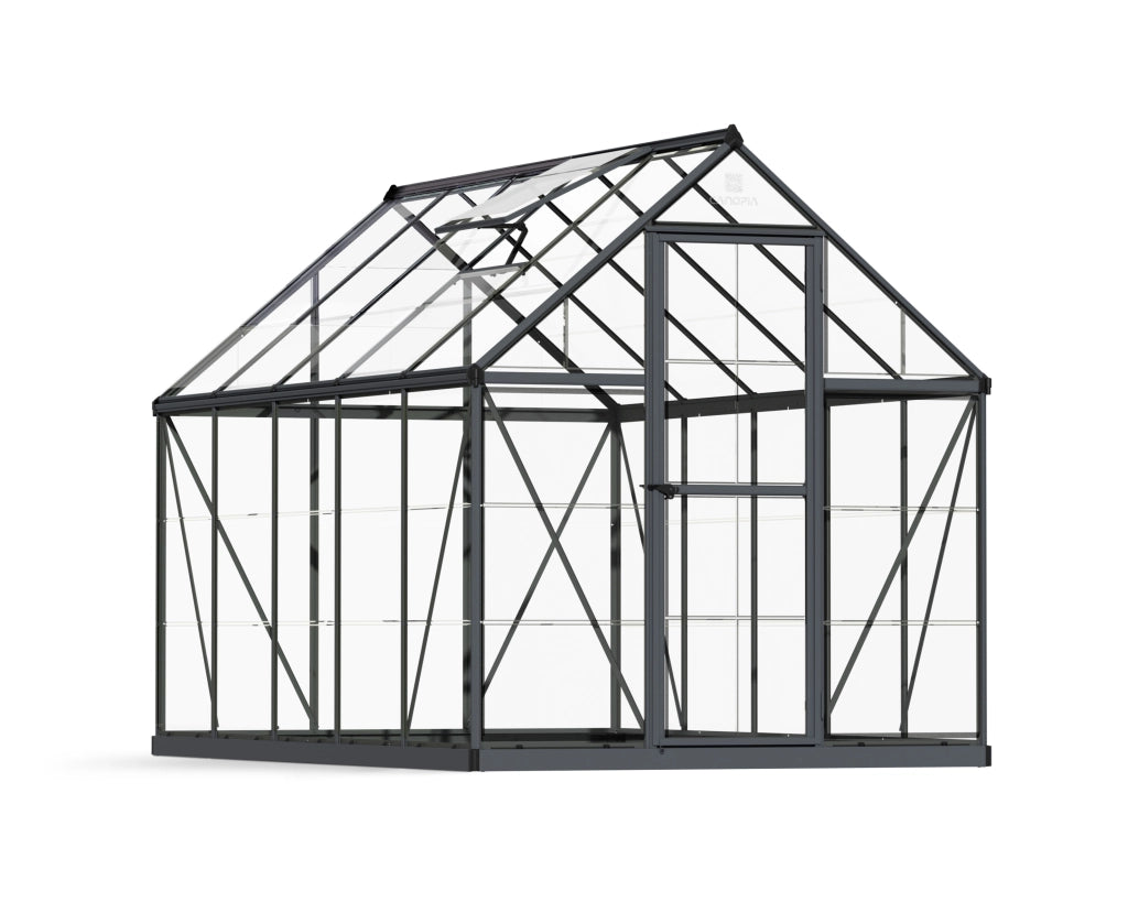 Harmony Trasparente Serra Da Giardino in Policarbonato 306X185X208 cm  Grigio