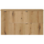 Mobile Sottolavabo Pensile NEWPORT a 2 Cassetti e Anta 100x60x40 cm - Effetto Rovere [en.casa]