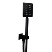 Set doccia quadrato nero opaco