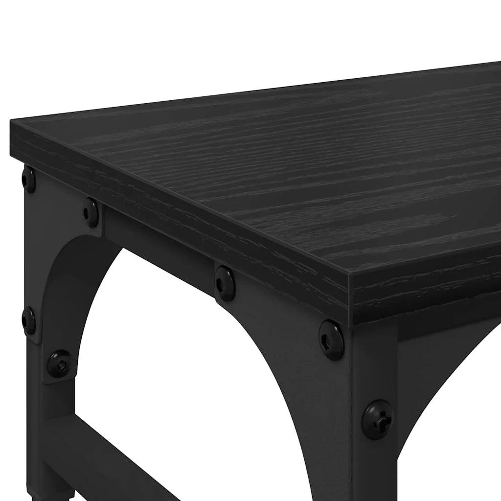 Supporto per Monitor Rovere Nero 105 x 23 x 15,5 cm
