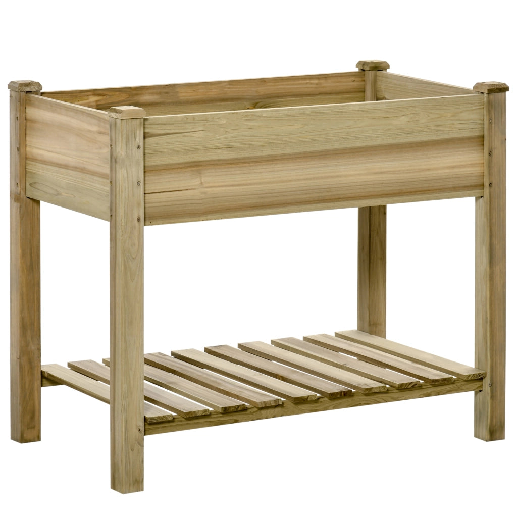 Fioriera Rialzata ¨C zephmum ¨C Legno 91x51x76cm