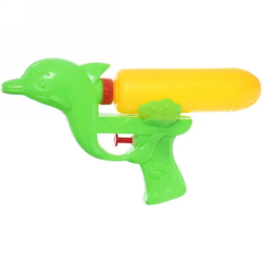Trade Shop - Pistola Ad Acqua A Forma Di Delfino In Plastica Giocattolo Estivo Per Bambini 16cm 618556 -
