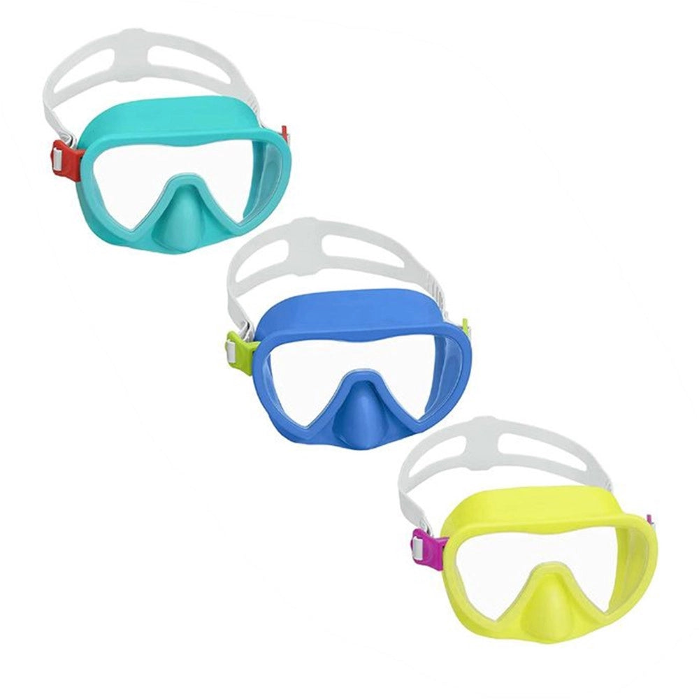 Trade Shop - Maschera Subacquea Per Bambini Guppy Piscina Mare 3-6anni Colori Assortiti 22057 -