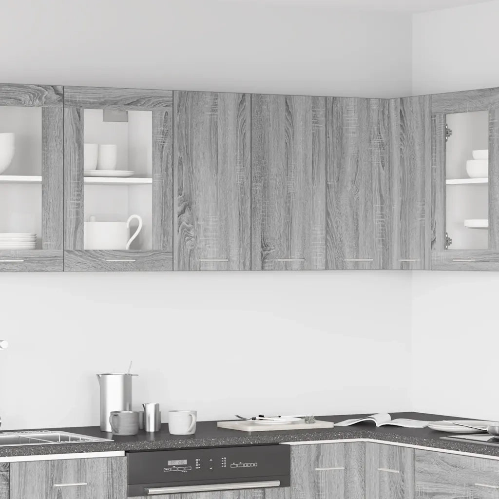 Mobile Pensile Grigio Sonoma 60x31x60 cm Legno Ingegnerizzato cod mxl 74924