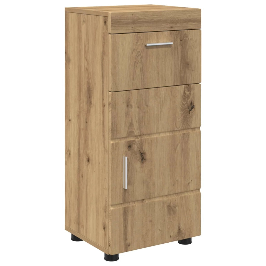 Set di Armadi da Bagno con cassetto TULUM Rovere artigianale 880350