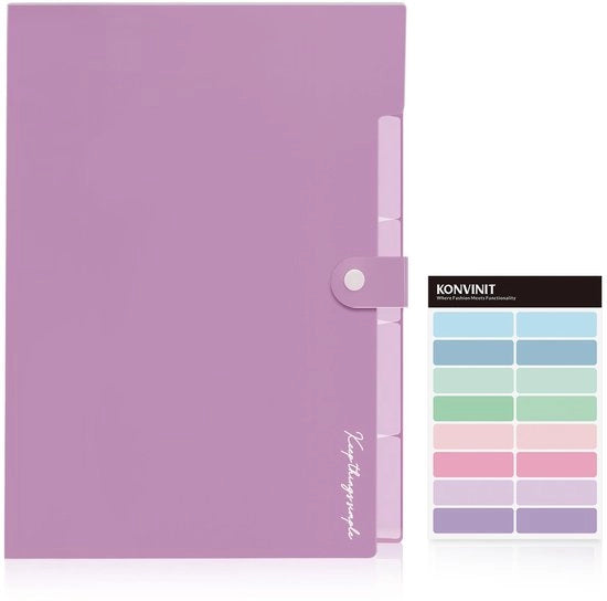 Mappe per documenti A4 con chiusura a cerniera per organizzare documenti e archivi, colore blu scuro