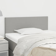 Testiera Grigio Chiaro 90x5x78/88 cm in Tessuto 345744