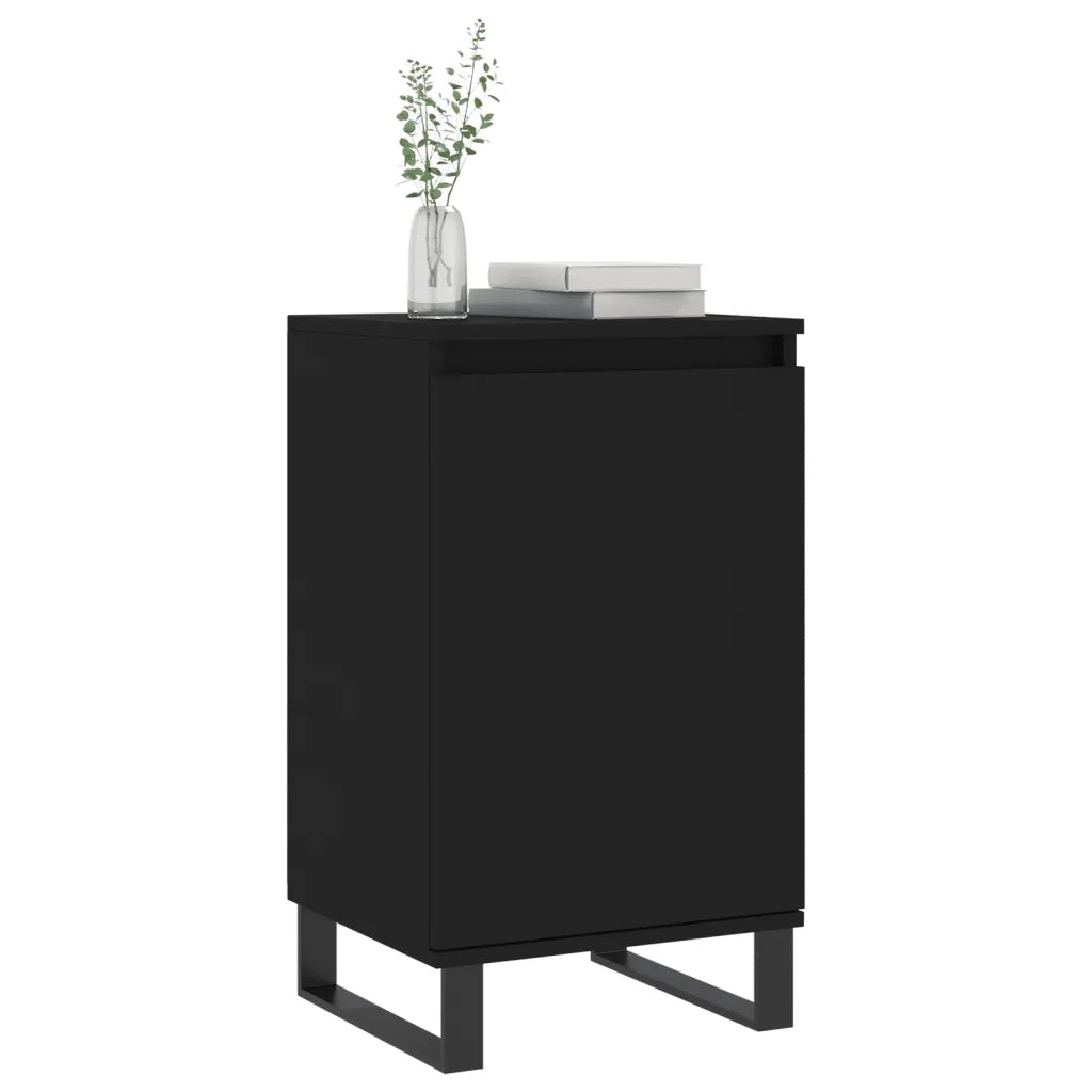 Credenze 2 pz | Madia | Buffet da pranzo | Armadio da pranzo Nere 40x35x70 cm in Legno Multistrato