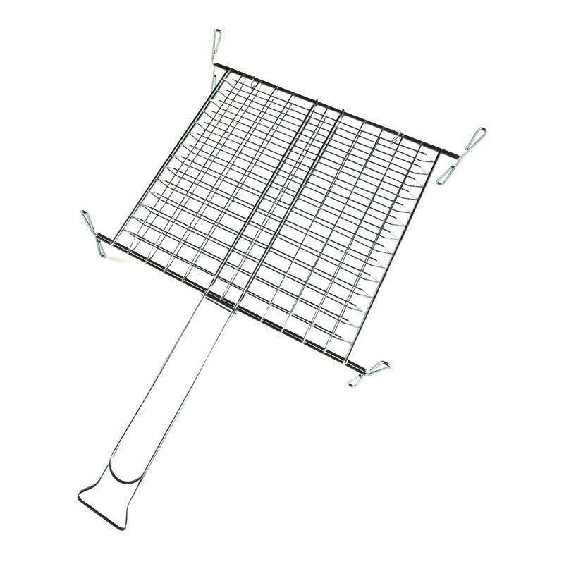 Graticola Sandrigarden doppie, mod. largo con piedi, 350x400 mm