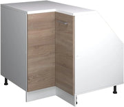 Mobile sottotetto Mobile angolare Rion, Sonoma, 75.6 x 81.6 cm con 1 porta, carcassa dell’armadio profondità 60 cm, adatto per il salvaspazio sotto tetti spioventi