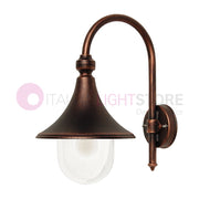 DIONE NERO Lampada per Esterno Tradizionale per Illuminazione Giardino COLORE STRUTTURA: NERO-RAME