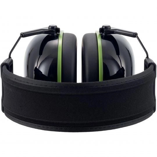 Uvex 1101928807 K10 Cuffie Antirumore Pieghevoli SNR 30 dB Cuscinetti Memory Foam EN 352-1 colore Nero Verde