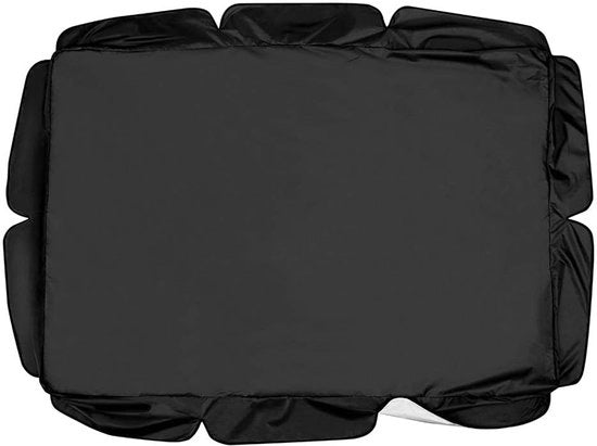 Ombrello da giardino, ombrello da giardino con protezione UV, impermeabile e impermeabile - 195*125*15cm, Nero