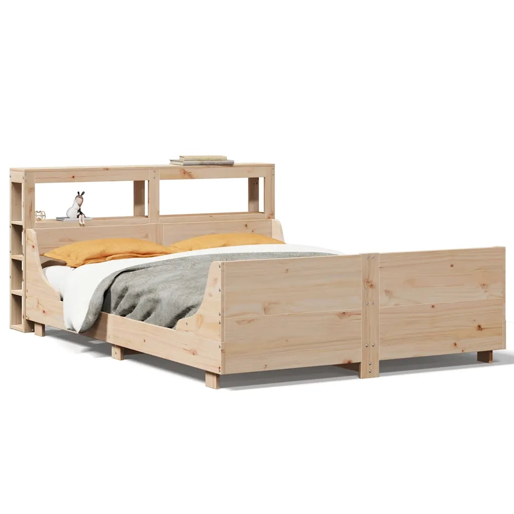 vidaXL Letto senza Materasso 140x190 cm in Legno Massello di Pino
