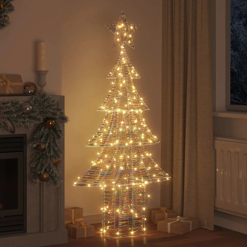 Albero di Natale con 240 LED Bianco caldo 181 cm PET 42018987