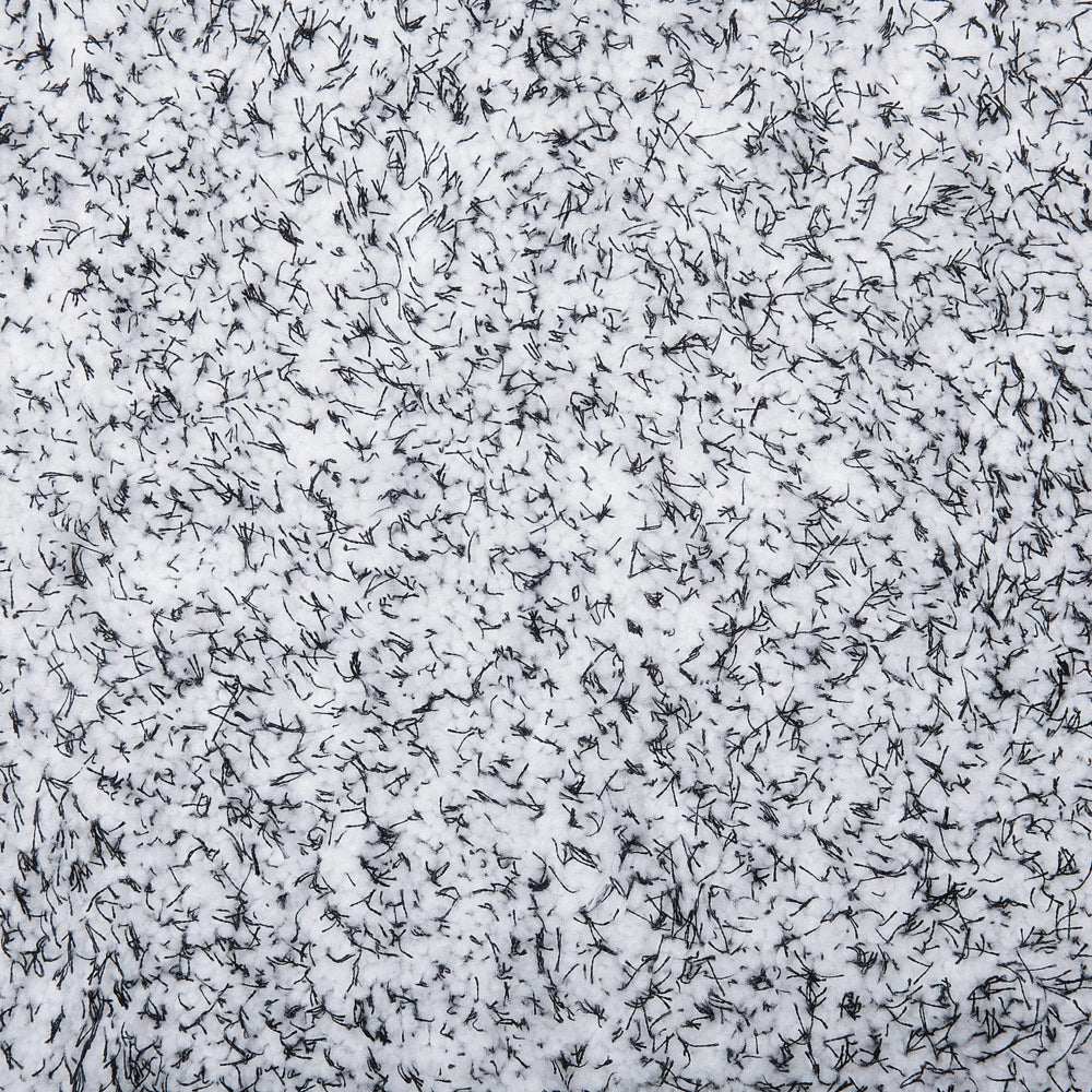 Tappeto shaggy grigio melange 200 x 200 cm moderno tappeto quadrato trapuntato a Pelo Lungo