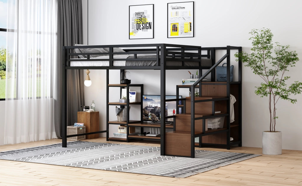 letto a castello metallo nero 140 x 200 cm