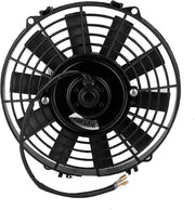 Ventilatore elettrico 9 pollici, 12 V, 80 W, set di montaggio universale, nero
