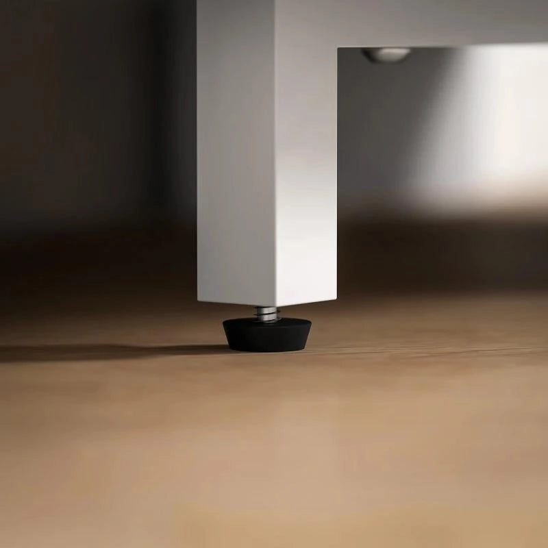 MOBILE TV AD ANGOLO PER 47" MAX CON 2 RIPIANI APERTI, IN LEGNO, 110X36X45 CM, BIANCO