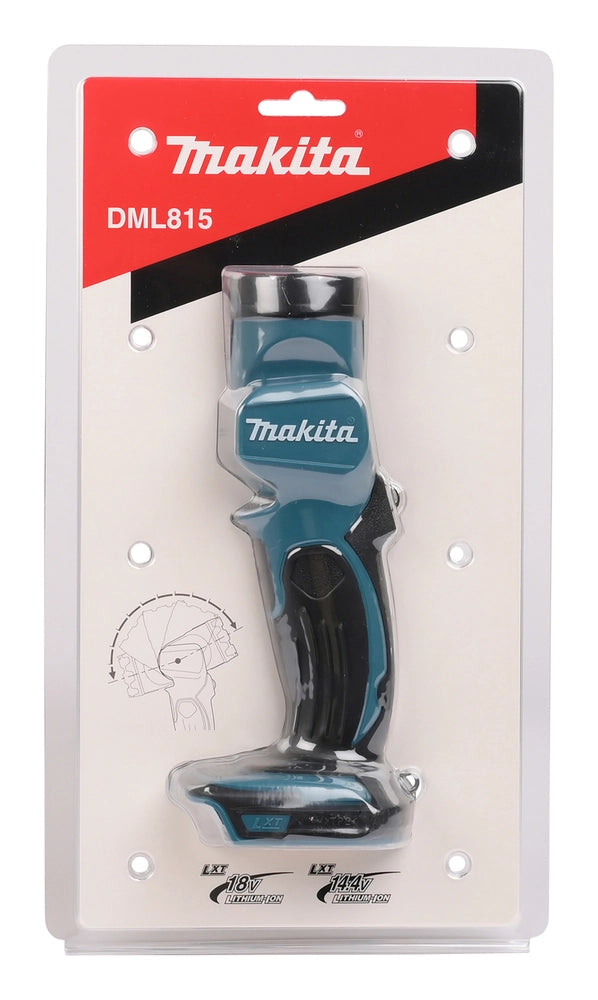 Torcia LED Makita DEBDML815 18V LXT orientabile 160 lumen testa regolabile