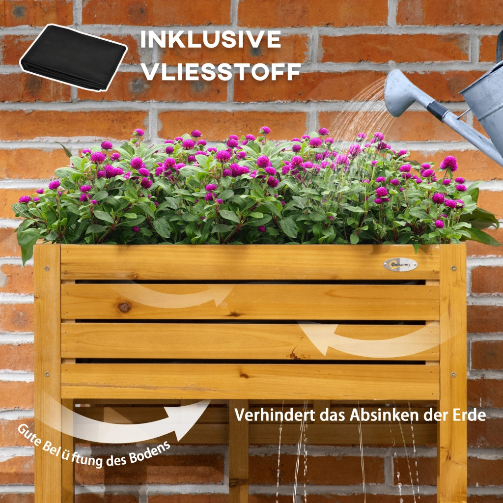 Letto da giardino ¨C zephmum ¨C marrone 64x63x74.5 cm