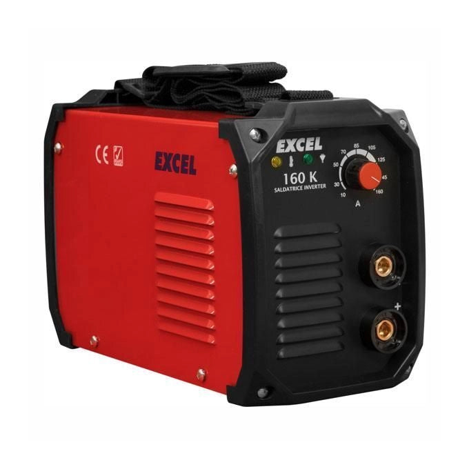 Excel 09472 Saldatrice Elettrica Inverter 160K 230V 10-160 A 4.0 mm 4.3 Kg colore Nero