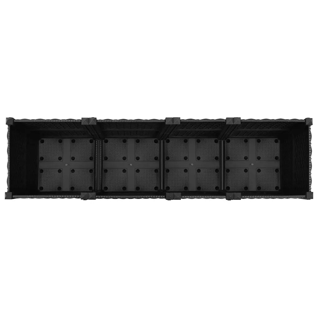 Fioriera Rialzata 160x40x38 cm in Polipropilene 316533