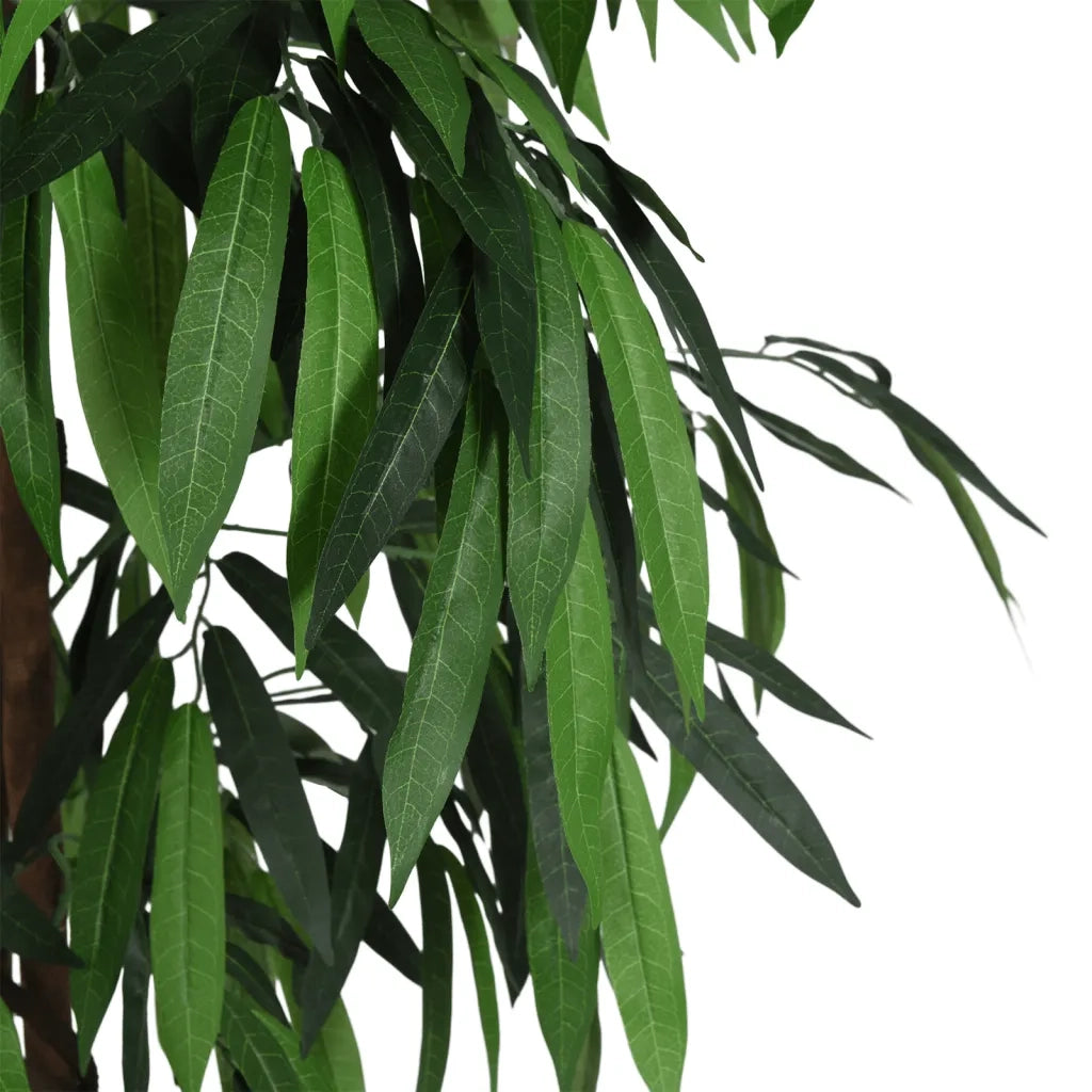 Albero Mango Artificiale 600 Foglie 150 cm Verde CFW6632673