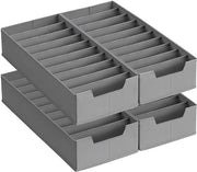 Organizzatore di sottovesti – Set da 4 – Con separatori di cassetti – Ripiegabile