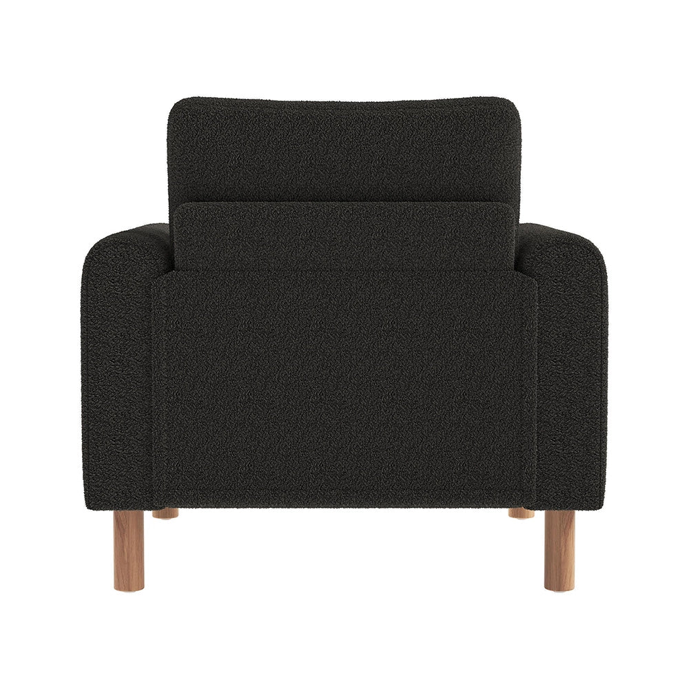 Poltrona moderna - Xylo - Con cuscino spesso, grigio