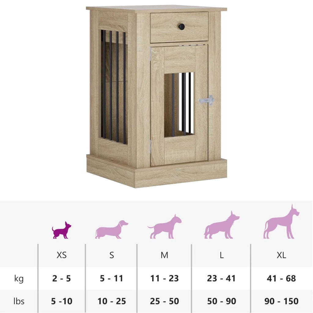 Mobile da cassa per cani Rovere Sonoma 50 x 47,5 x 80 cm 8014780