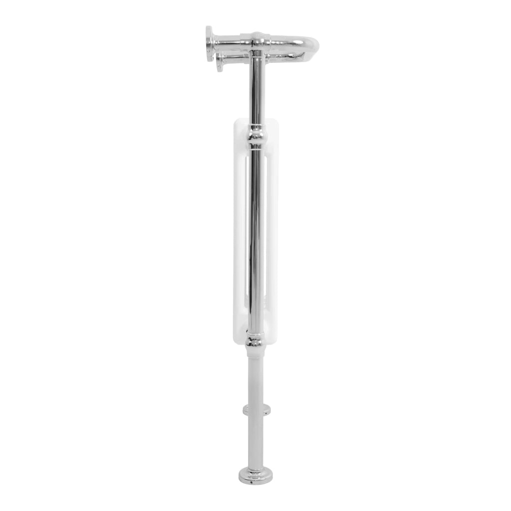 Radiatore Bagno Tradizionale 950x570mm Bianco Cromato Scaldasalviette