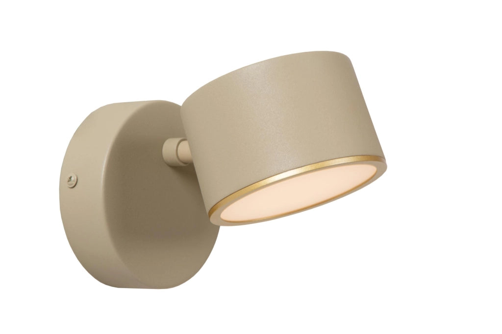 Applique da parete LED orientabile taupe GIAN Lucide