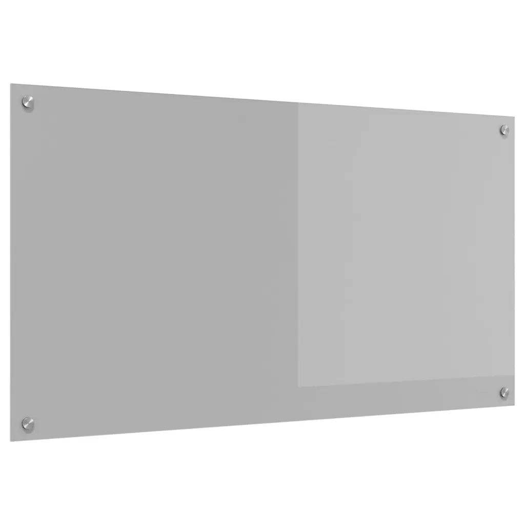 Schienale da cucina Grigio chiaro 110 x 60 cm vetro temperato 42001306