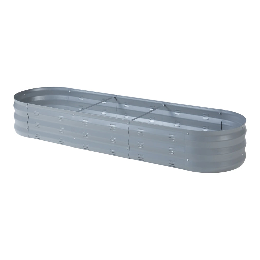 Fioriera rialzata acciaio zincato 171 x 50 x 25 cm antracite 03_0009505