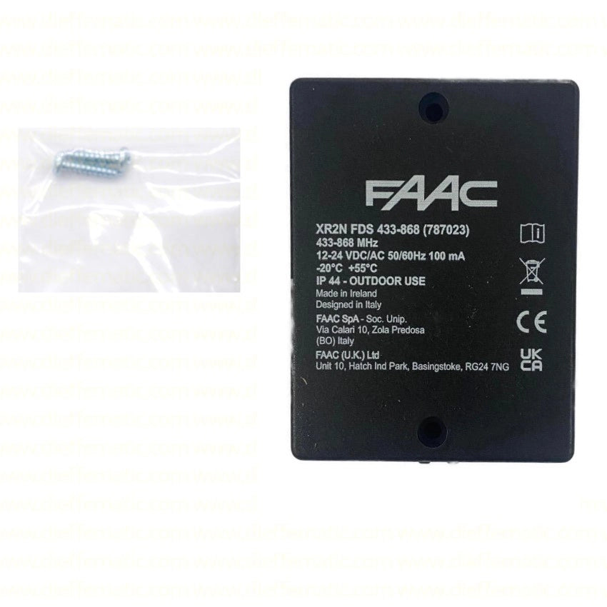 RICEVENTE ESTERNA 2 CANALI FAAC XR2N 433 868 787023 DS SLH RC 2 CH ORIGINALE