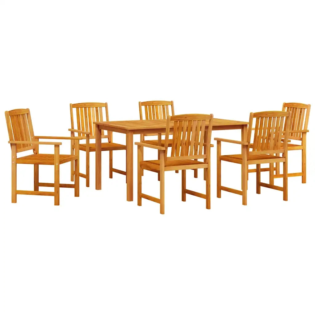 Set da Pranzo per Giardino 5 pcs Marrone