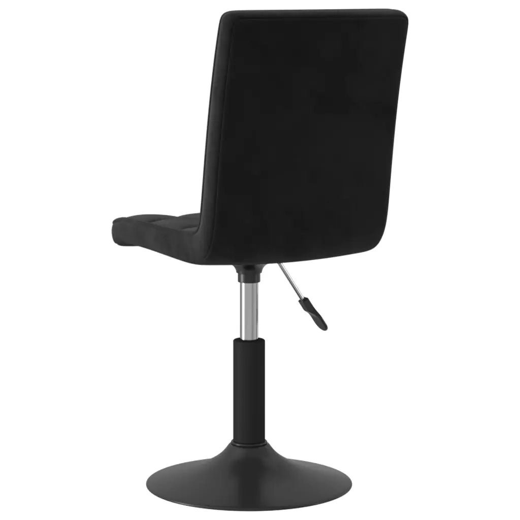 Sedie da Pranzo Girevoli 6 pz Nere in Velluto 3089297