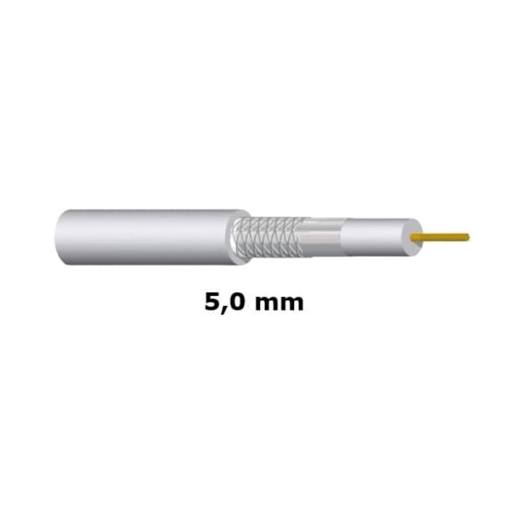 Messi & paoloni amg500esc100 cavo coassiale 75 ohm 5 mm bobina 100 mt